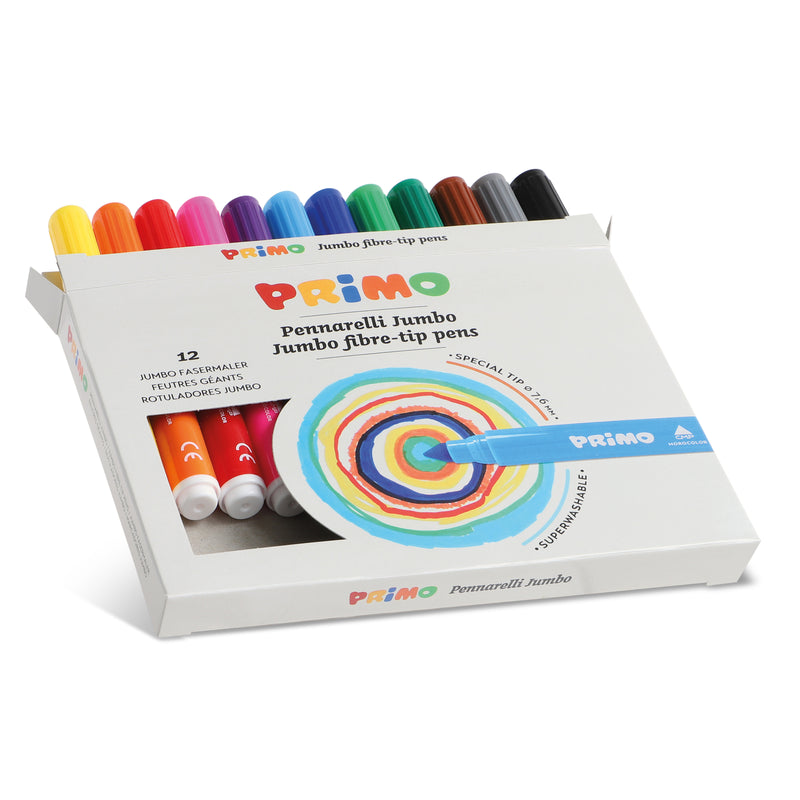 PRiMO Jumbo Marker 12-Colour Set