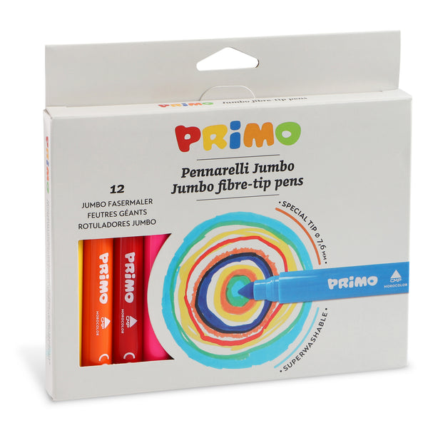 PRiMO Jumbo Marker 12-Colour Set