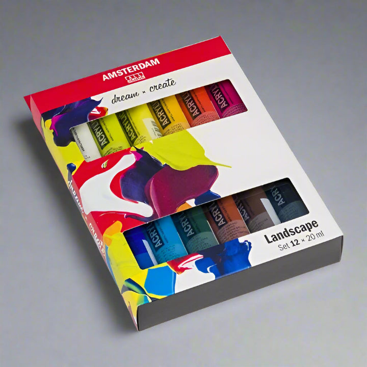 Amsterdam Standard Acrylic Landscape Set - 20ml x 12