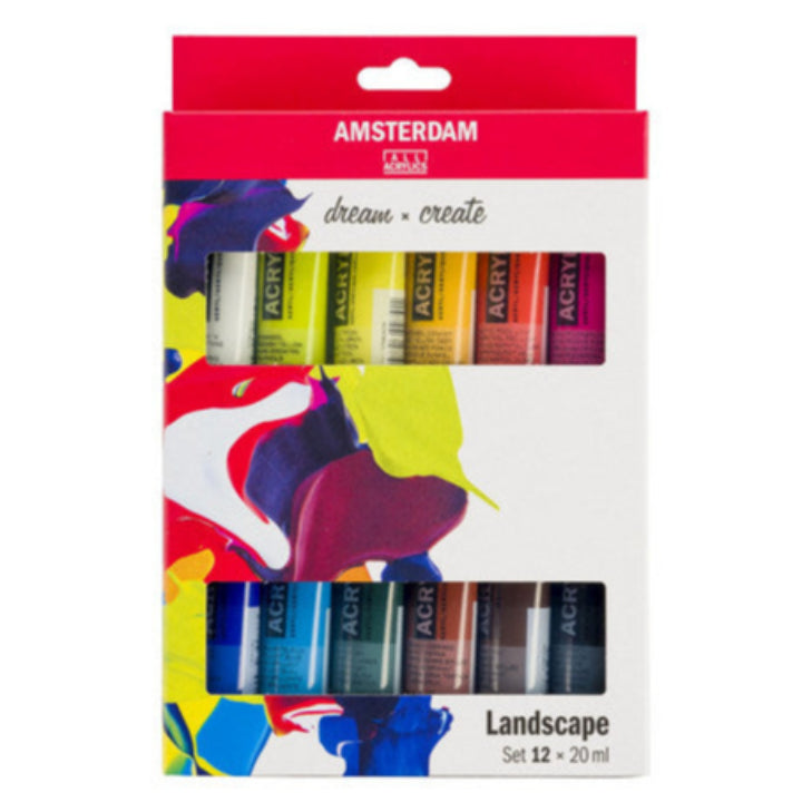 Amsterdam Standard Acrylic Landscape Set - 20ml x 12