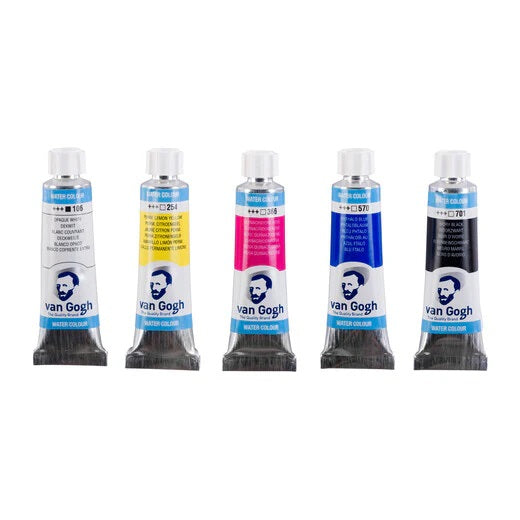 Van Gogh Watercolor Primary Mixing Set 5 x 10 ml tubes