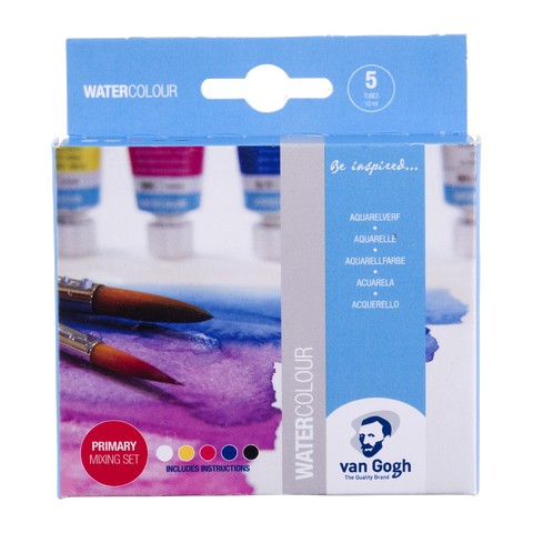 Van Gogh Watercolor Primary Mixing Set 5 x 10 ml tubes