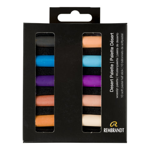 Rembrandt Soft Pastels Half Stick Southwest Palette – Set of 10