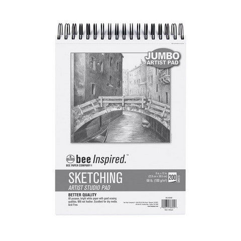Bee Inspired Jumbo Sketching Pad