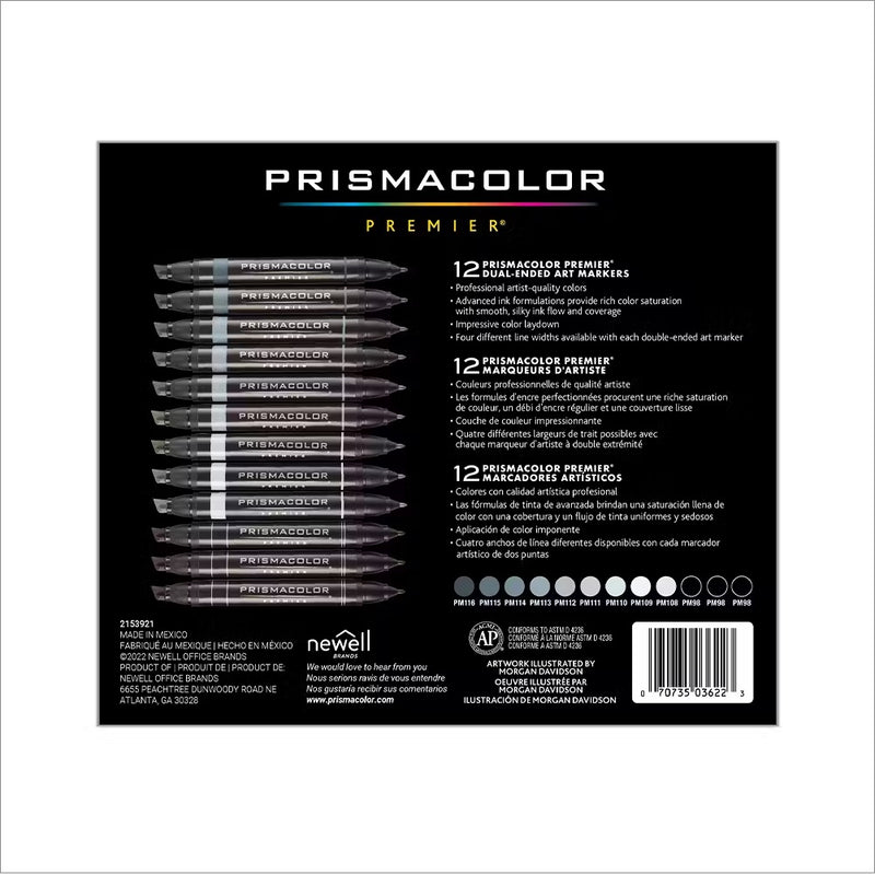 Prismacolor Art Markers Cool Grey Set