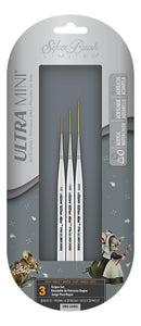 Ultra Mini Striper Brush Set of 3