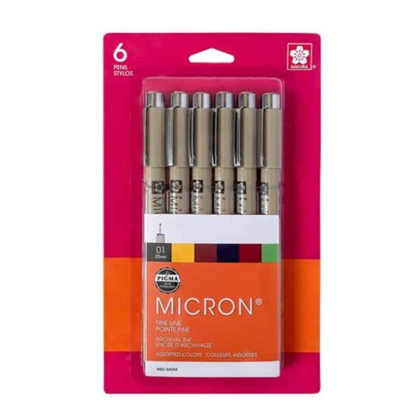 Pigma Micron 01  Natural/Earth Colors