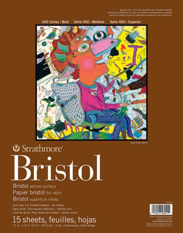 Strathmore 400 Series Bristol Pads - Smooth finish