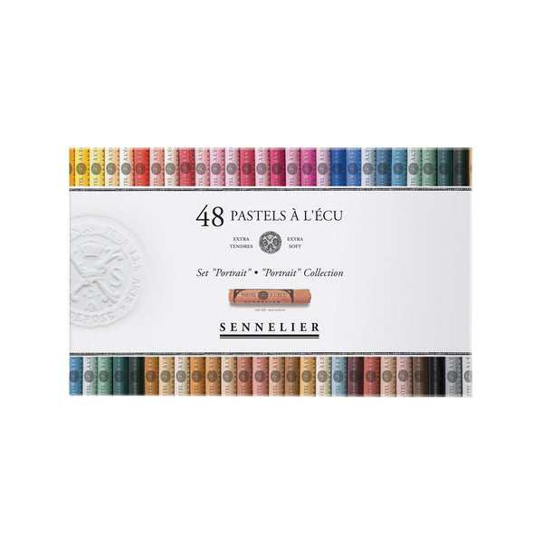 Sennelier Extra-Soft Pastel Full Stick Set - 48-Color Portrait Set