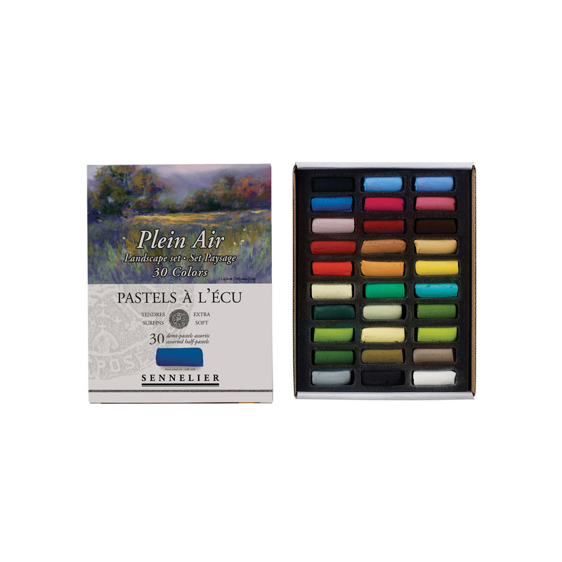 Sennelier Extra-Soft Pastel Half Stick 30-Color Landscape Set