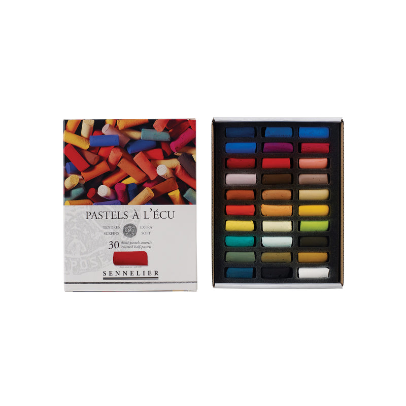 Sennelier Extra-Soft Pastel Half Stick 30-Color Set