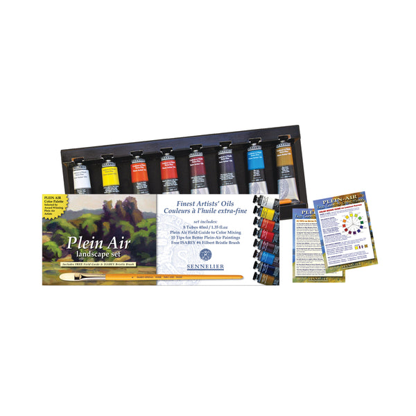 Sennelier Artist' Oil 8-Color Plein Air Set