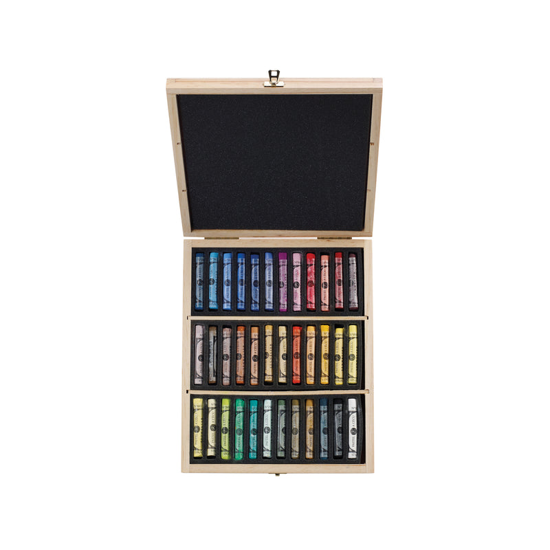 Sennelier Extra-Soft Pastel Full Stick Set - 36-Color Wood Box Set