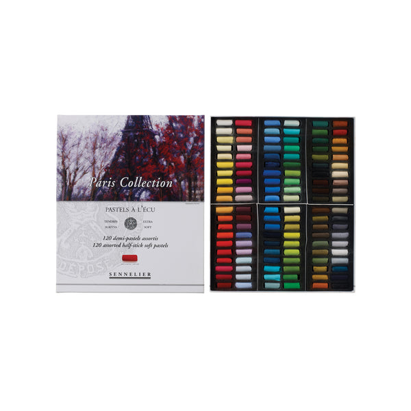 Sennelier Extra-Soft Pastel Half Stick 120-Color Paris Collection Set