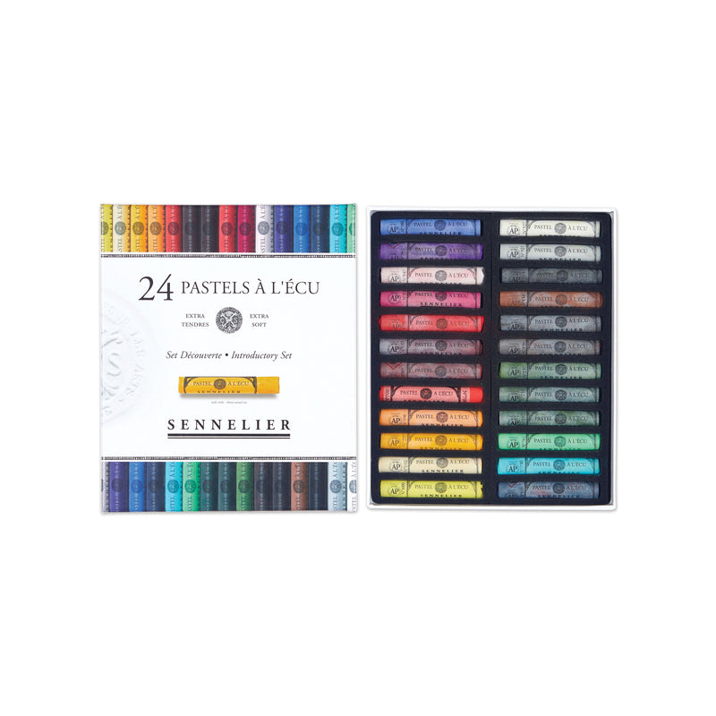 Sennelier Extra-Soft Pastel Full Stick Set - 24-Color Introductory Set