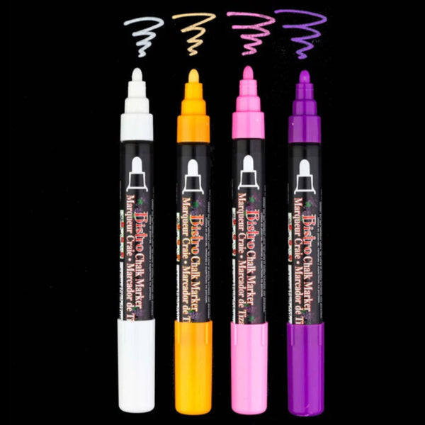 Bistro Chalk Markers - Fluorescent Set B