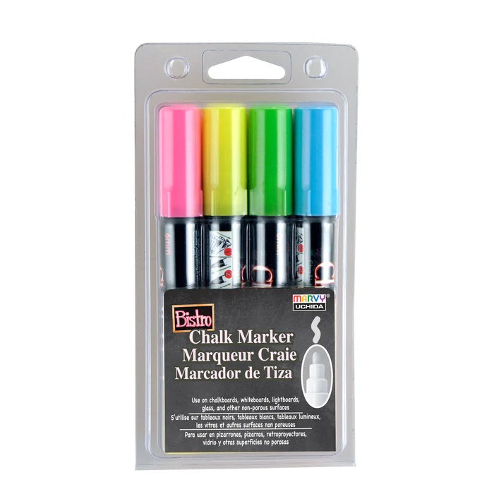 Bistro Chalk Markers - Fluorescent Set C