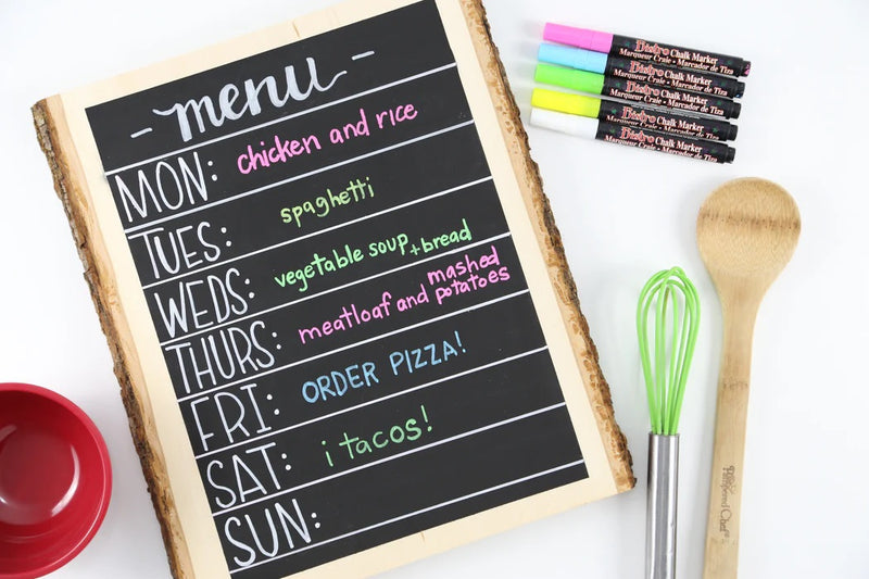 Bistro Chalk Markers - Fine Point - Fluorescent Set A
