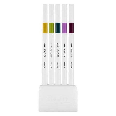EMOTT Fineliner Pen Set #8- 5 Colors