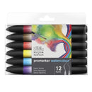 Winsor & Newton Promarker Watercolor 12 Basic Tones Set