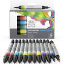 Winsor & Newton Promarker Watercolor 12 Basic Tones Set