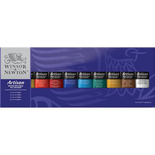 Artisan Water Mixable Oil Color 10 x 37ml Set