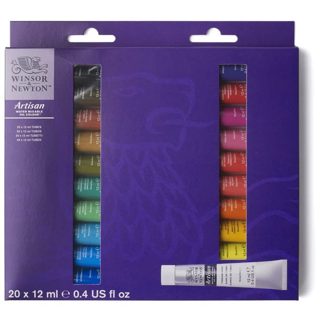 Artisan Water Mixable Oil Color Set 20 x 12ml