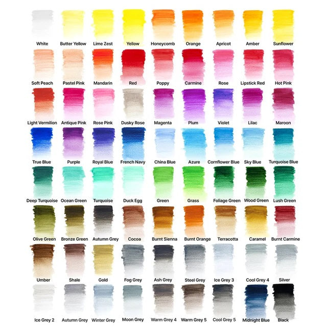Winsor & Newton Studio Collection - 72 Watercolor Pencil Set