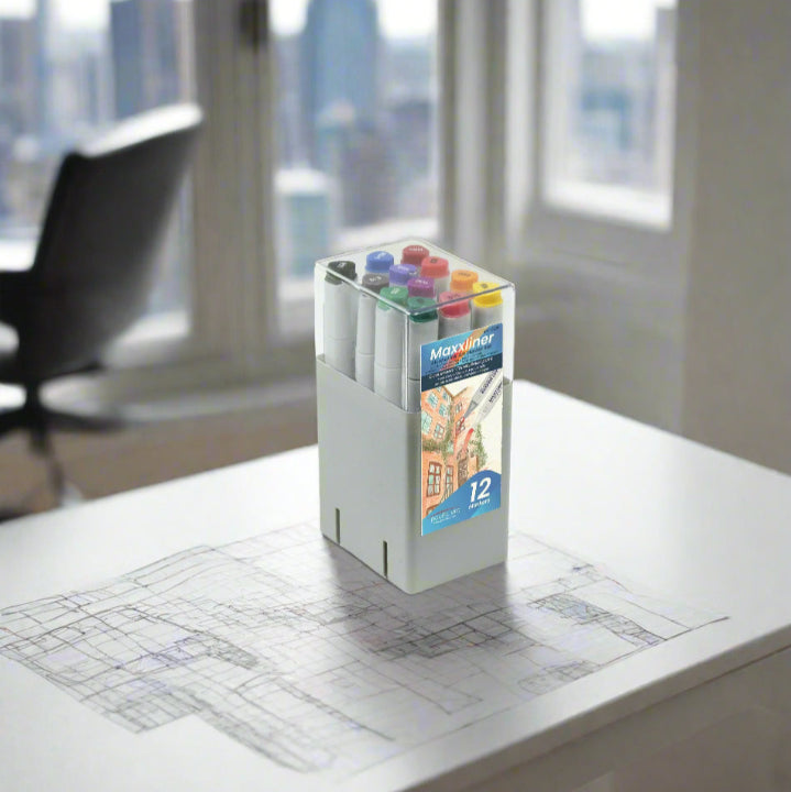 Maxxliner Double Ended Alcohol Art Marker Sets