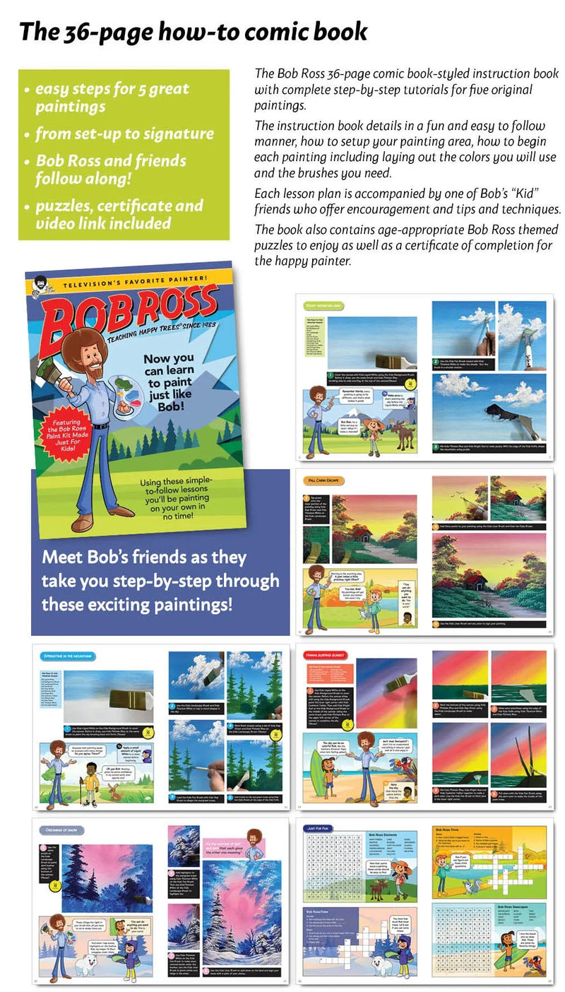Bob Ross For Kids - Happy Lessons In A Box