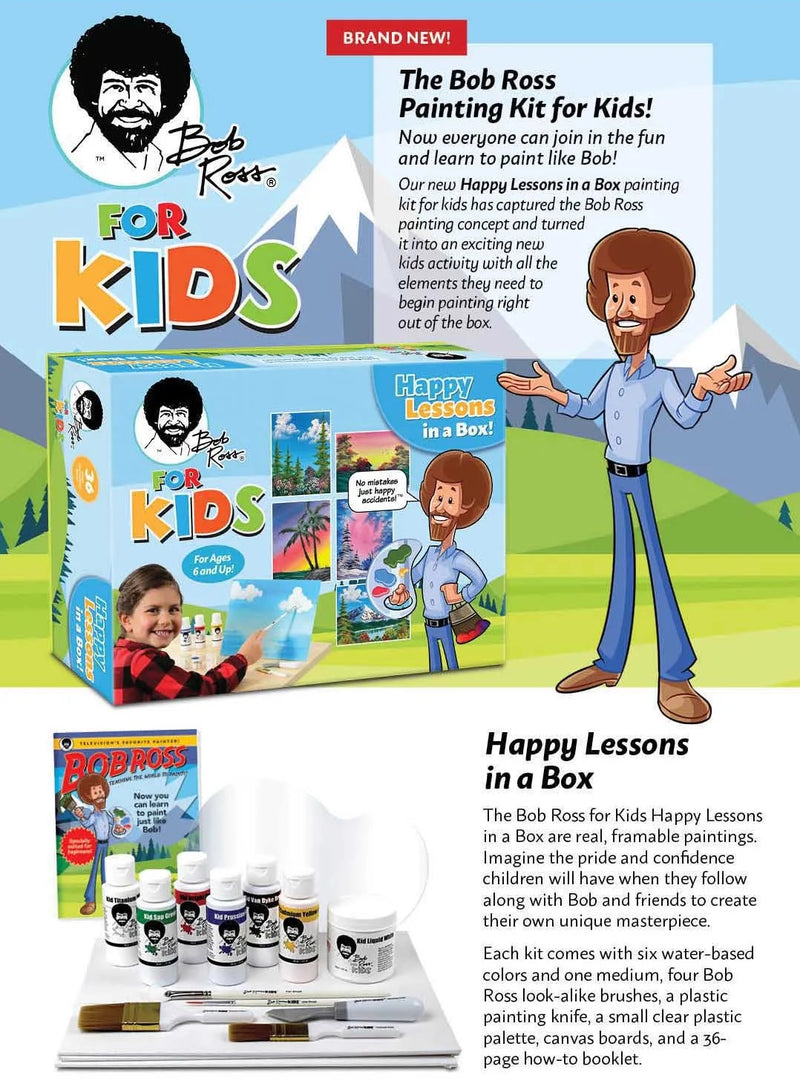 Bob Ross For Kids - Happy Lessons In A Box