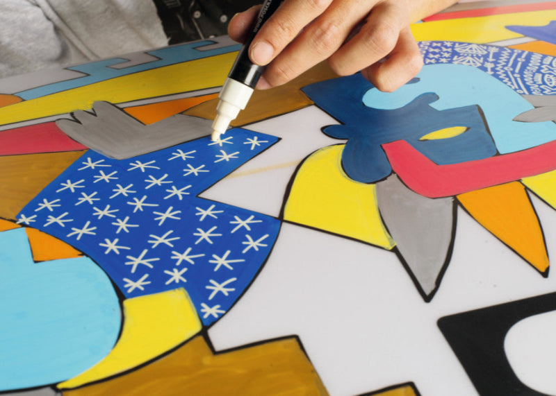Posca Acrylic Paint Markers - Brush PC-5BR