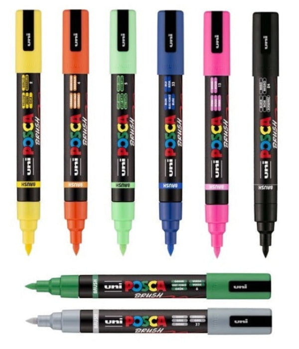 Posca Acrylic Paint Markers - Brush PC-5BR