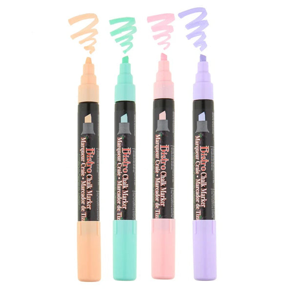Bistro Chalk Markers - Chisel Tip- Pastel Set