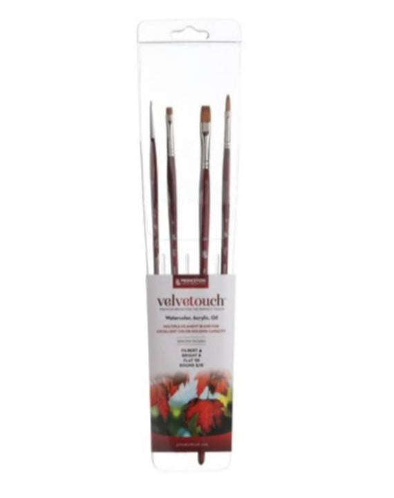 Velvetouch Long Handle Professional 4 Piece Set