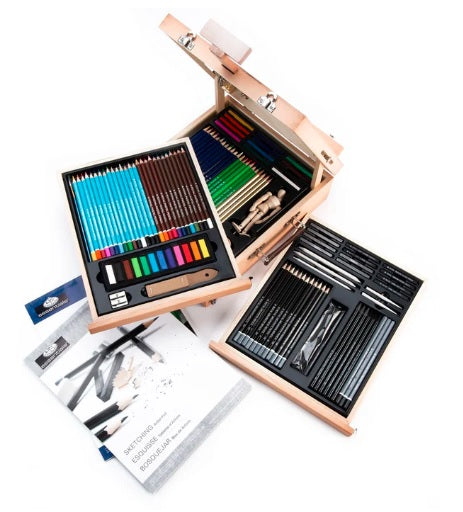 Royal & Langnickel Sketching and Drawing Artist Set - 124 pieces