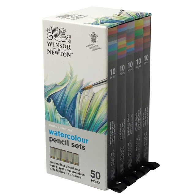Winsor & Newton Studio Collection - 50 Watercolor Pencil Set