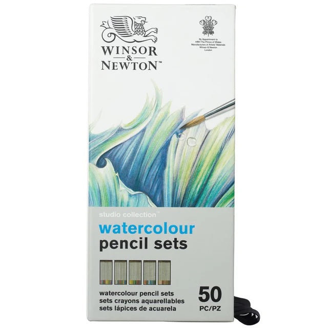 Winsor & Newton Studio Collection - 50 Watercolor Pencil Set