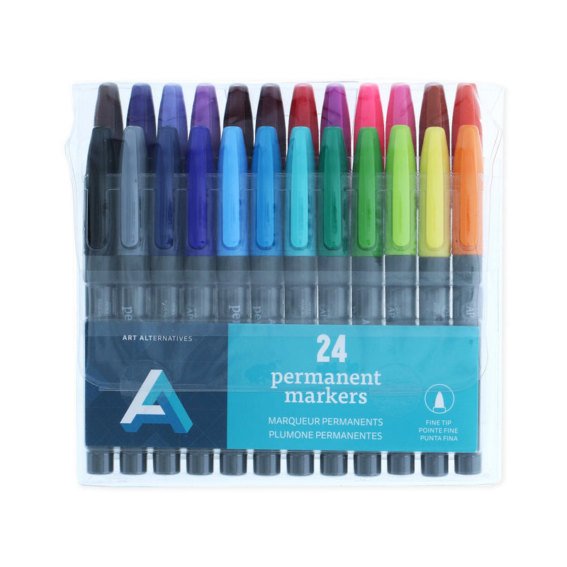 Art Alternatives permanent marker fine set of 24