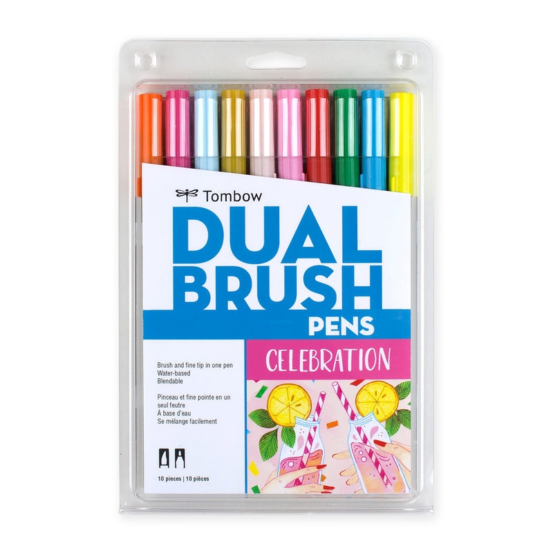 Tombow Dual Brush Set 10 - Celebration