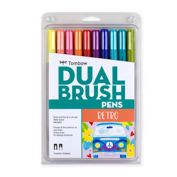 Tombow Dual Brush Set 10 - Retro