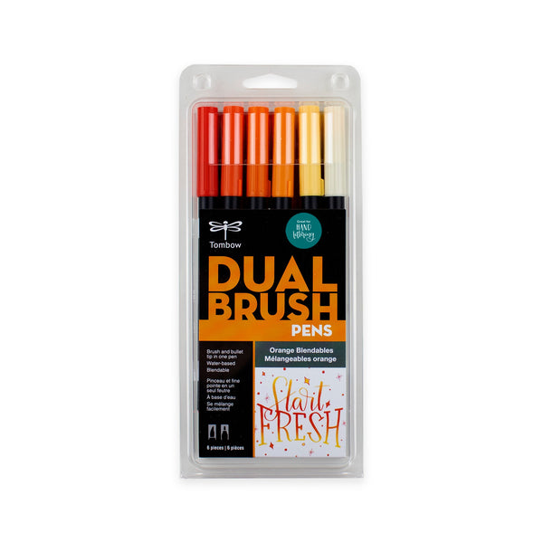 Tombow Dual Brush Pen Set, 20-Colors, Neutral Palette