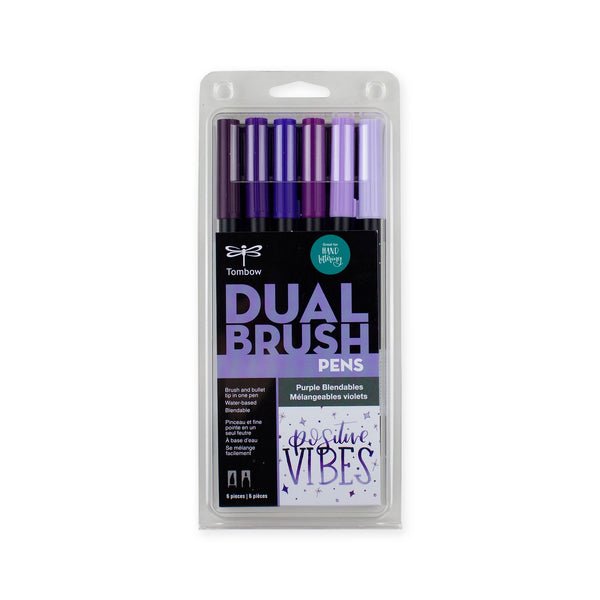 Tombow Dual Brush Set 6 - Purple