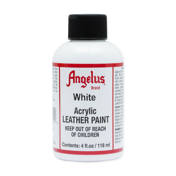 Angelus acrylic leather paint 4oz white