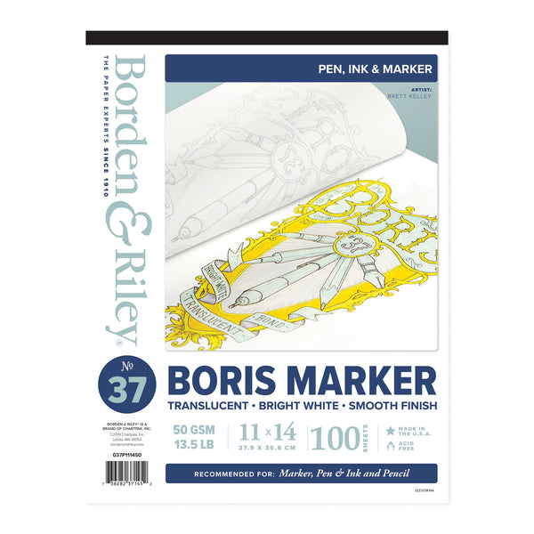 Borden & Riley No.37 Boris Marker Layout Pads - 100 Sheets