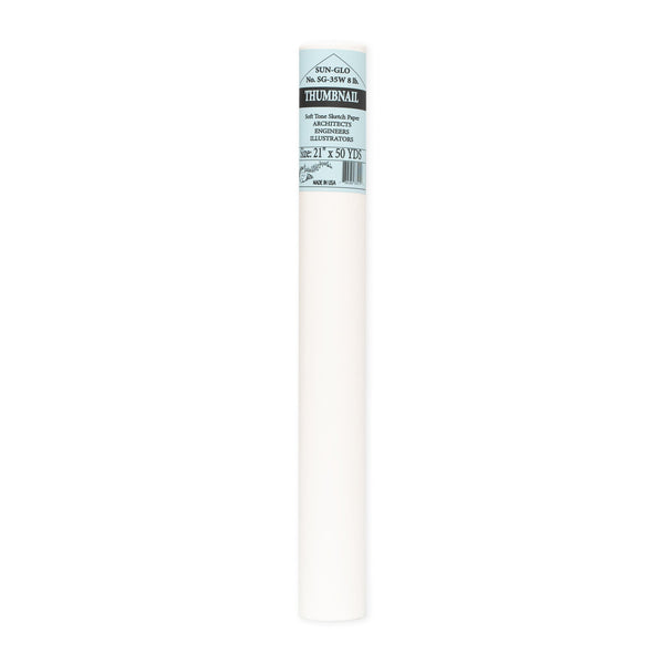 Canson Sketching and Tracing Paper Roll White 12 x 50 yds