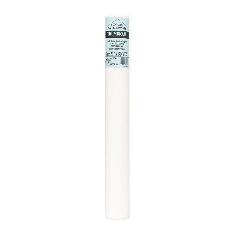 Borden & Riley sun-glo white sketch rolls