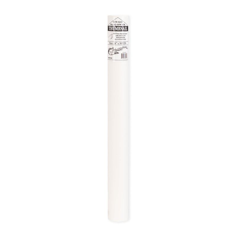 Borden & Riley sun-glo white sketch rolls