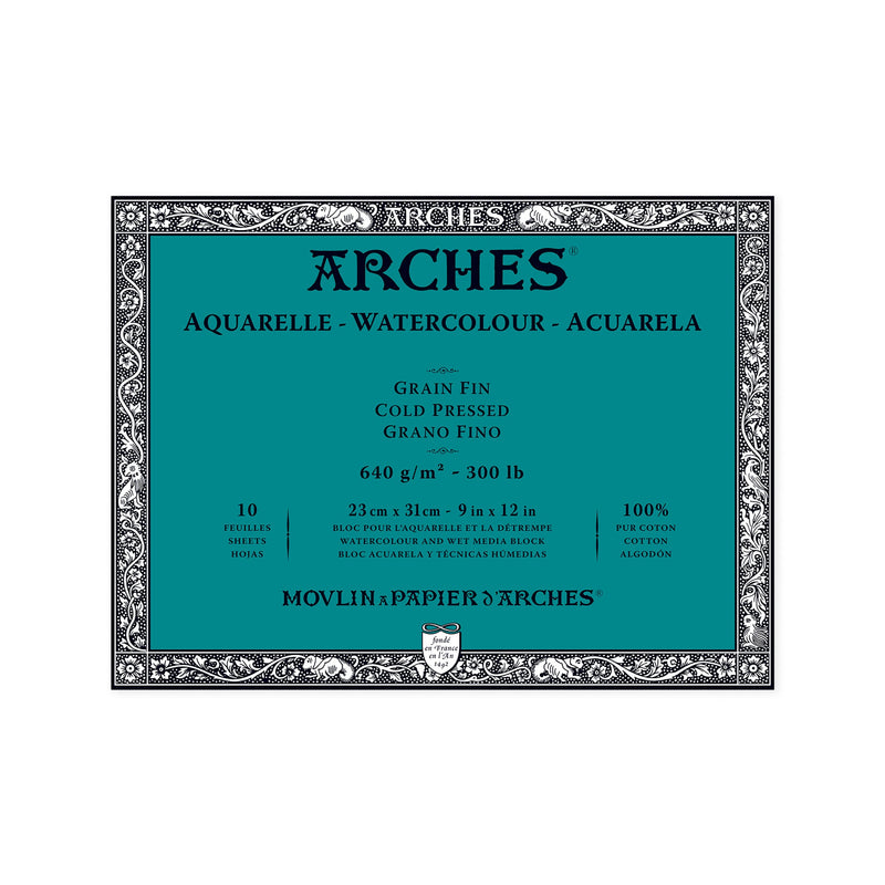 Arches Watercolor Blocks - Cold Pressed 300lb