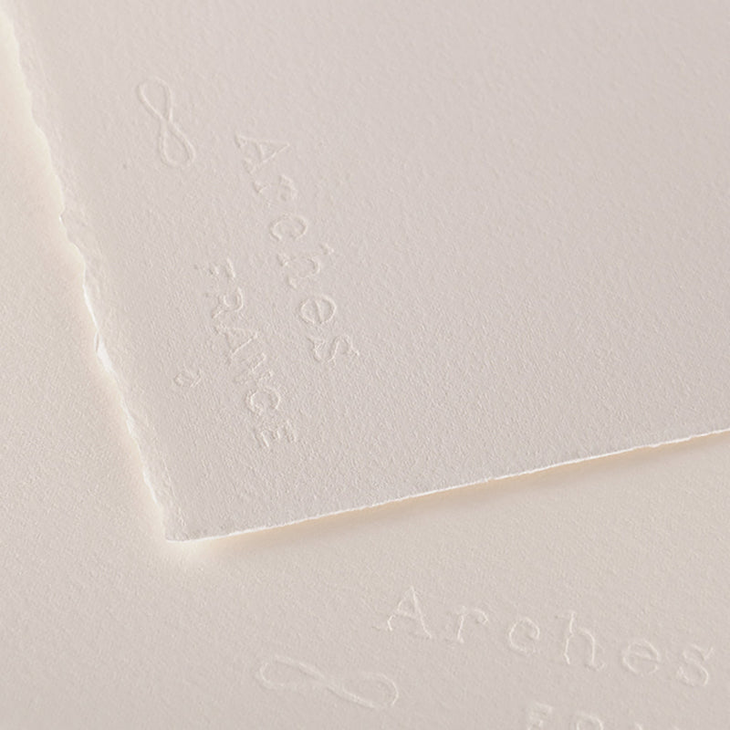 Arches Watercolor Paper Sheet Bright White 300lb Cold Press 22x30